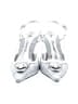 J. Renee Silver Heels Size 7 - photo 2