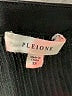 Pleione 100% Polyester Black Short Sleeve Blouse Size XS - photo 7