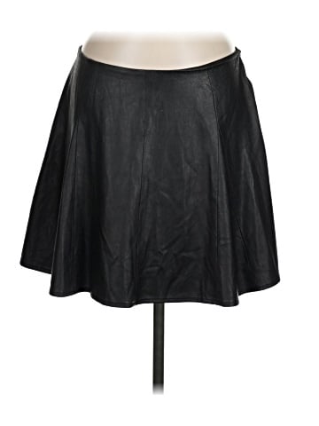 Willow & Clay Faux Leather Skirt (view 1)