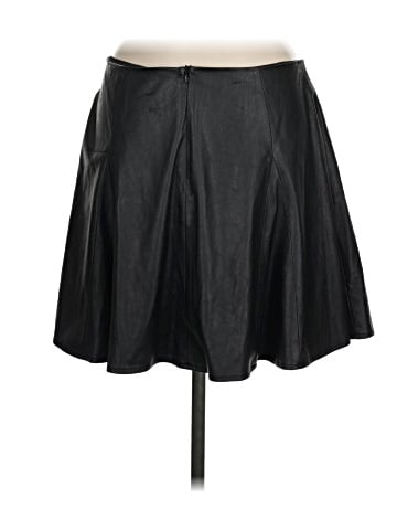 Willow & Clay Faux Leather Skirt (view 2)