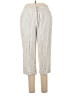Unbranded Stripes Ivory Linen Pants Size L (estimated) - photo 1