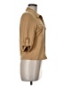 J. McLaughlin Tan 3/4 Sleeve Button-Down Shirt Size M - photo 4