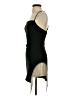 Blanc Solid Black Cocktail Dress Size S - photo 5