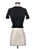 Collusion Black Short Sleeve Turtleneck Size 4 - photo 1