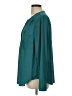 Torrid 100% Polyester Teal Long Sleeve Blouse Size Lg Plus (0) - photo 5