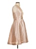 Alfred Sung 100% Polyester Metallic Tan Cocktail Dress Size 4 - photo 4