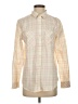 Levi's 100% Cotton Plaid Ivory Long Sleeve Button-Down Shirt Size S - photo 1