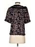 Lovestitch Floral Black Short Sleeve Blouse Size S - photo 2