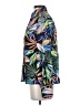 Milly 100% Polyester Print Blue Long Sleeve Blouse Size P (petite) - photo 5