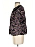 Lovestitch Floral Black Short Sleeve Blouse Size S - photo 5