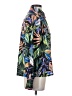 Milly 100% Polyester Print Blue Long Sleeve Blouse Size P (petite) - photo 4
