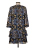 Ann Taylor LOFT 100% Polyester Paisley Blue Casual Dress Size XS - photo 2