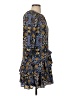 Ann Taylor LOFT 100% Polyester Paisley Blue Casual Dress Size XS - photo 4