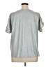 Soho 100% Cotton Metallic Silver Short Sleeve Top Size XL - photo 2
