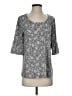J.Jill Gray 3/4 Sleeve Top Size S - photo 1