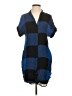 Rag & Bone 100% Silk Plaid Blue Casual Dress Size 0 - photo 1