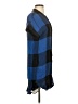 Rag & Bone 100% Silk Plaid Blue Casual Dress Size 0 - photo 4
