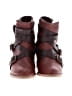 ETC Burgundy Brown Ankle Boots Size 7 - 8 - photo 2