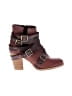 ETC Burgundy Brown Ankle Boots Size 7 - 8 - photo 1