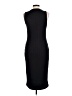 Nine West Solid Black Casual Dress Size L - photo 2