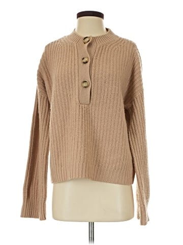 Something Navy Wool Pullover Sweater (view 1)