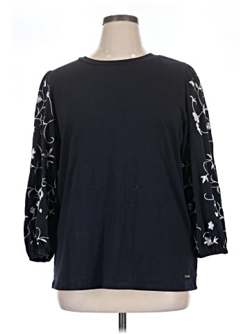AK Anne Klein 3/4 Sleeve Top (view 1)