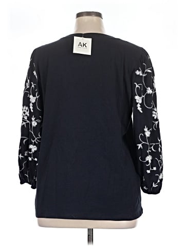 AK Anne Klein 3/4 Sleeve Top (view 2)