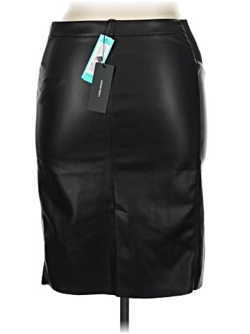 Vero Moda Faux Leather Skirt (view 2)