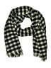 Zara Checkered-gingham Green Black Scarf One size - photo 1