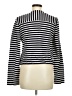 Ann Taylor LOFT 100% Cotton Stripes Ivory Jacket Size 6 - photo 2