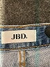 JBD 100% Cotton Hearts Blue Jeans Size 28 waist - photo 7