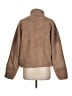 Fabletics 100% Polyester Solid Brown Faux Fur Jacket Size L - photo 2