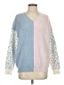 Unbranded Color Block Blue Pullover Sweater Size S - photo 1