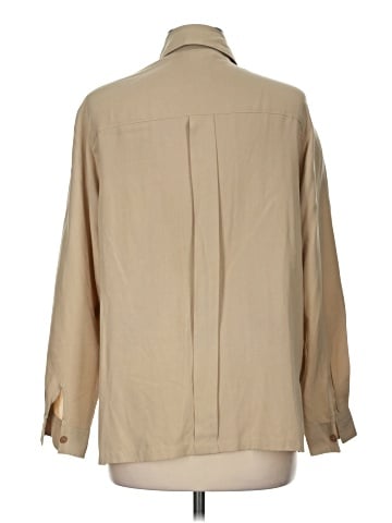 Christie & Jill 3/4 Sleeve Silk Top (view 2)