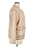 Bibi 100% Acrylic Tweed Tan Cardigan Size XL - photo 4