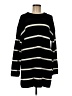 Alice + Olivia Stripes Black Pullover Sweater Size M - photo 1