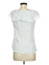 Allison Brittney White Short Sleeve Blouse Size M - photo 2