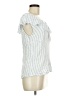 Allison Brittney White Short Sleeve Blouse Size M - photo 4