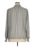 Haver 100% Polyester Houndstooth Gray Long Sleeve Blouse Size XL - photo 2