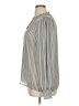Haver 100% Polyester Houndstooth Gray Long Sleeve Blouse Size XL - photo 5