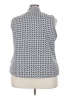 Notations Houndstooth Gray Sleeveless Blouse Size 3X - photo 2