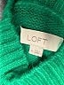 Ann Taylor LOFT Green Turtleneck Sweater Size M - photo 7