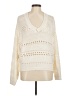 Brochu Walker Ivory Pullover Sweater Size M - photo 1