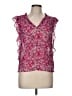 Paige 100% Silk Pink Sleeveless Silk Top Size M - photo 1