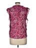 Paige 100% Silk Pink Sleeveless Silk Top Size M - photo 2