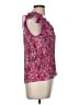 Paige 100% Silk Pink Sleeveless Silk Top Size M - photo 4
