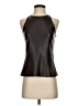Ann Taylor 100% Polyester Brown Black Sleeveless Blouse Size XXS - photo 1