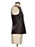 Ann Taylor 100% Polyester Brown Black Sleeveless Blouse Size XXS - photo 4