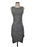 Leith Solid Gray Casual Dress Size XS - photo 1