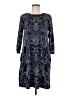 AGB Paisley Blue Casual Dress Size M - photo 1